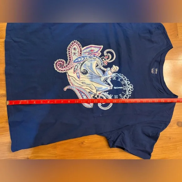 Vera Bradley Disney PJ’s Pajama Set Cinderella Princess Shirt & Shorts Women XL